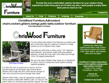 Tablet Screenshot of chriswoodfurniture.com